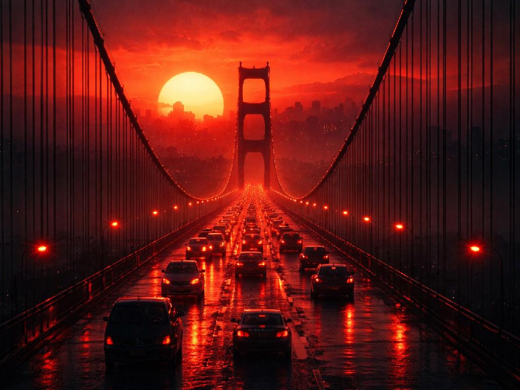 Wet road reflection 1024x768