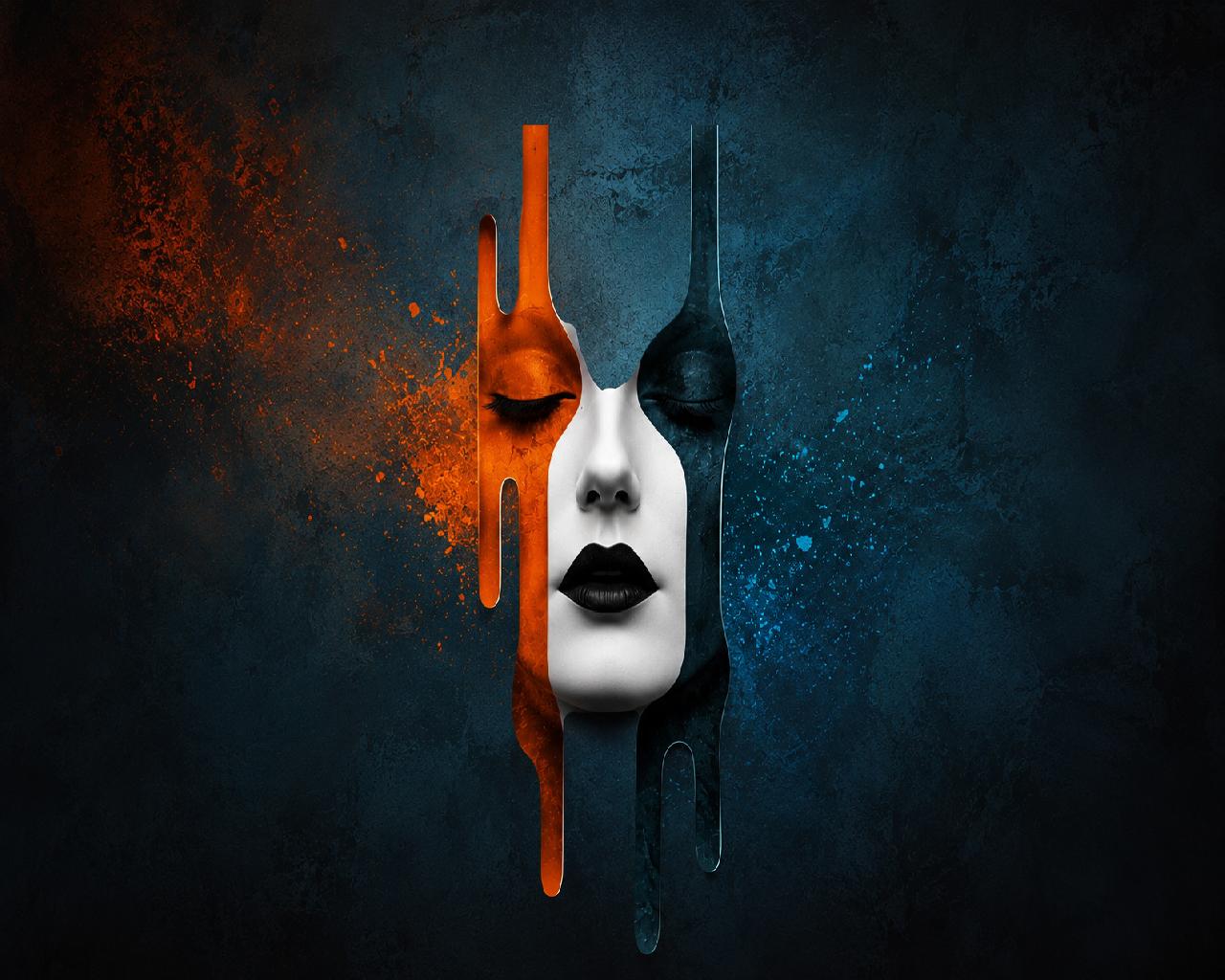 Creative color face 1280x1024