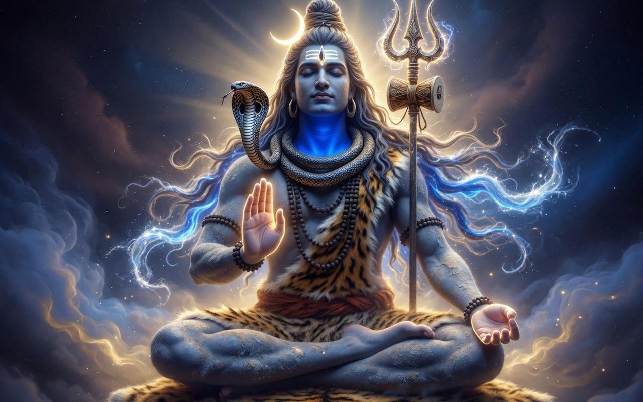 God shiva blue cosmic 1280x800