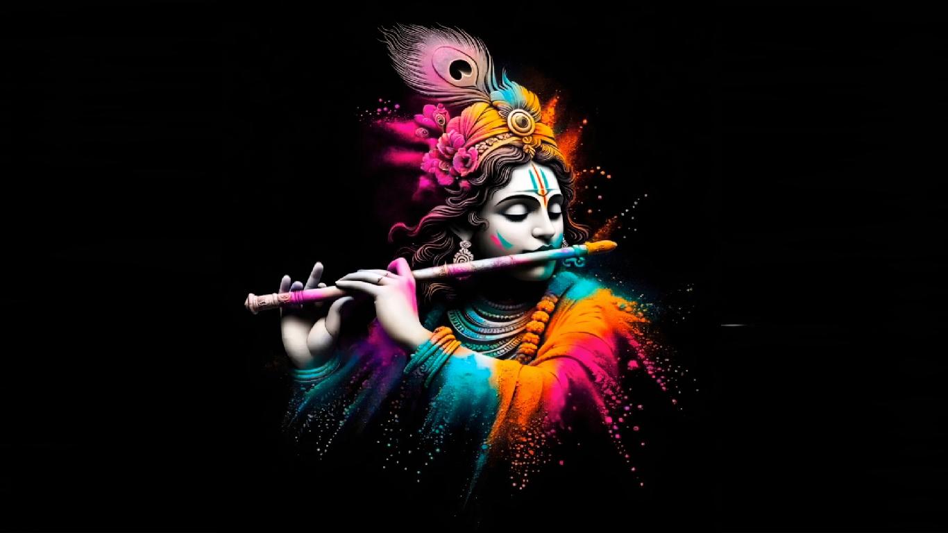 Krishna bansuri spectrum 1366x768