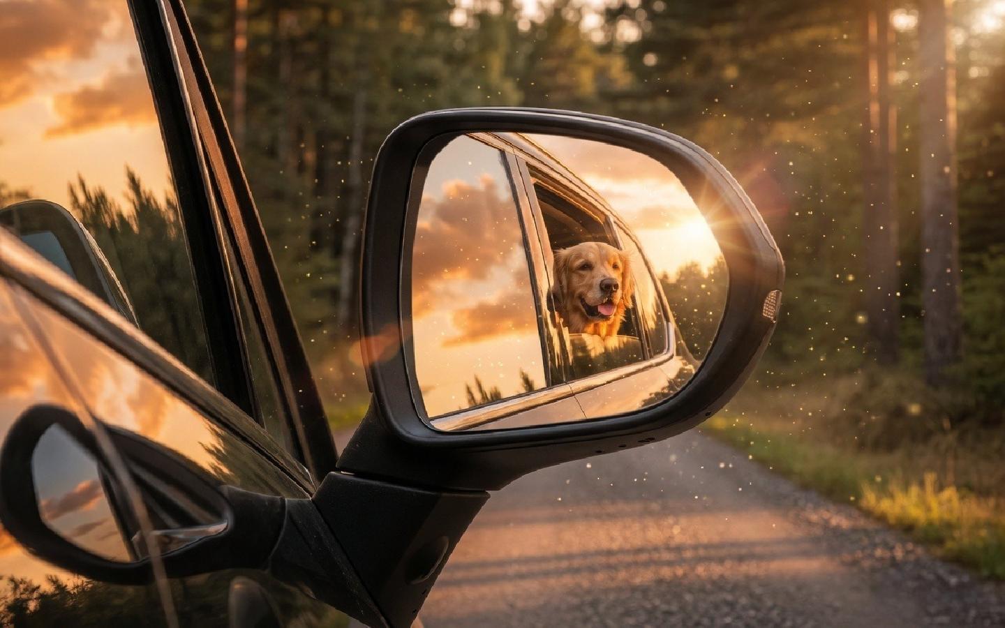 Retriever mirror sunset 1440x900