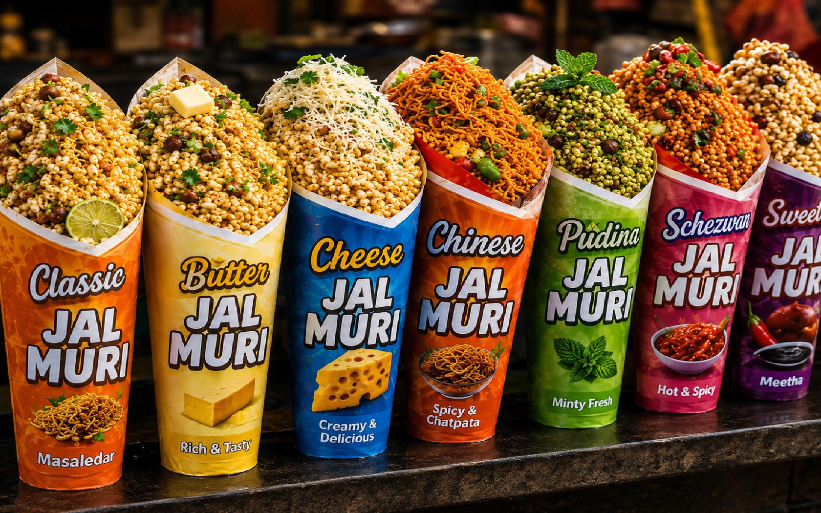 Indian street snack jhal muri 1680x1050