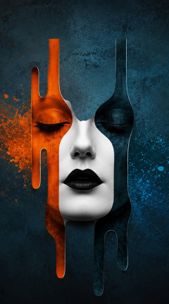 Creative color face 240x432