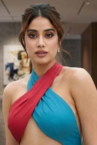Actress janhvi halter top 320x480