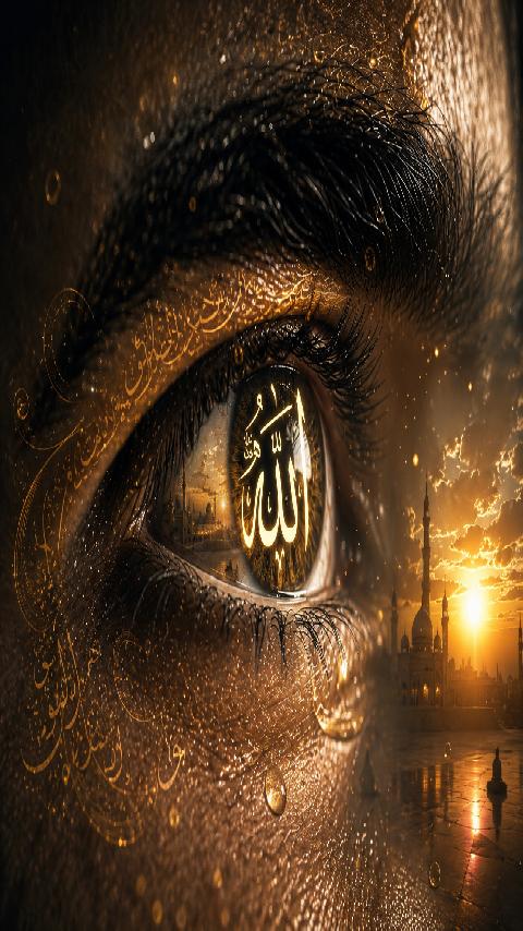 Islamic eye reflection 480x854