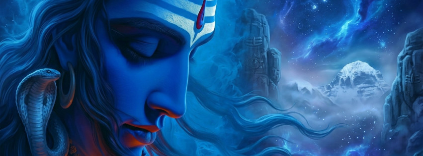 Shiva meditating mount kailash 851x315