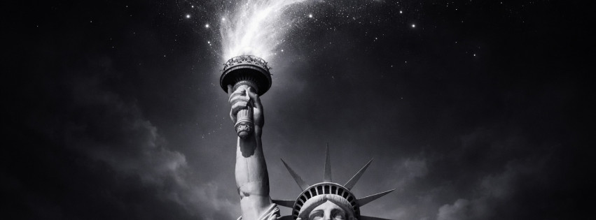 Statue of liberty galaxy torch 851x315